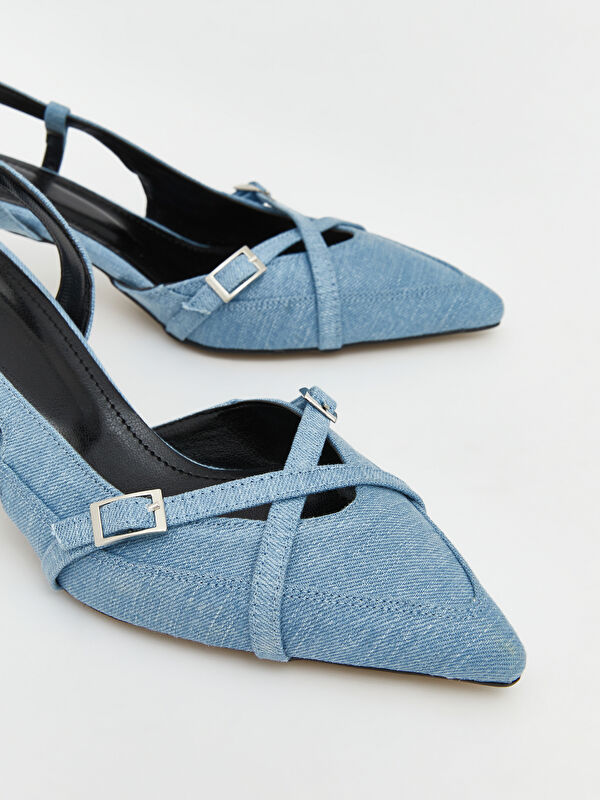 Lcw Steps Bej Lcw Steps Sivri Burun Kadın Topuklu Ayakkabı