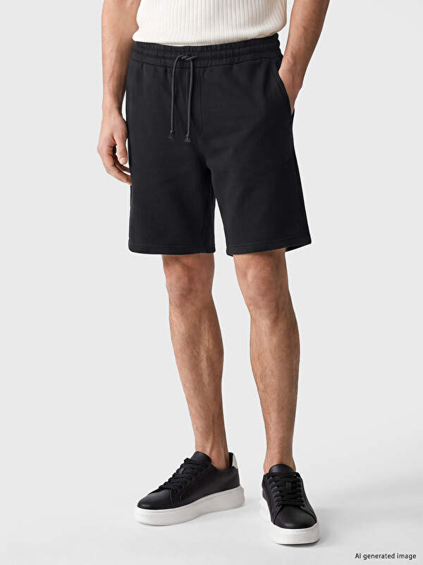 LCWAIKIKI Classic Man Anthracite Shorts
