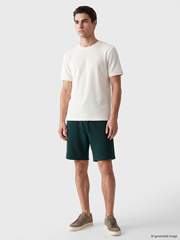 LCWAIKIKI Classic Short Piqué Coupe Régulière Homme