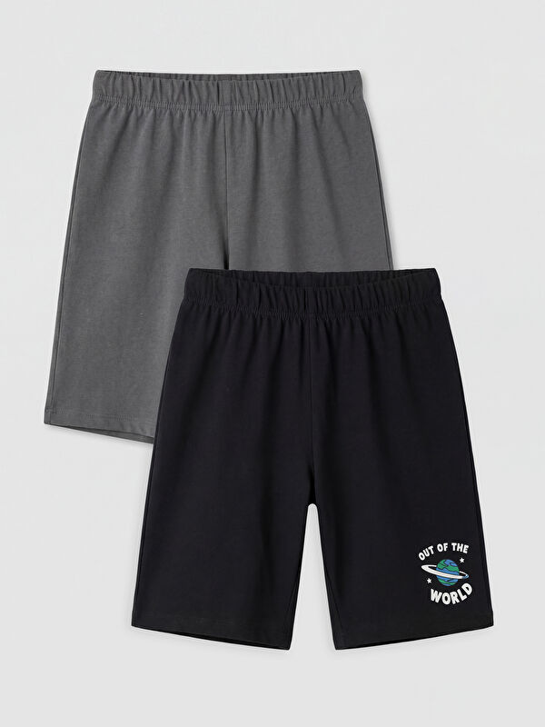 LCW Kids Baskılı Erkek Çocuk Pijama Altı 2'li