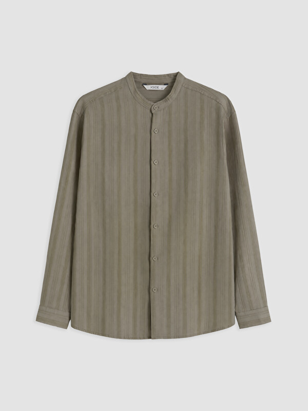 XSIDE Loose Fit Gabardin Erkek Gömlek