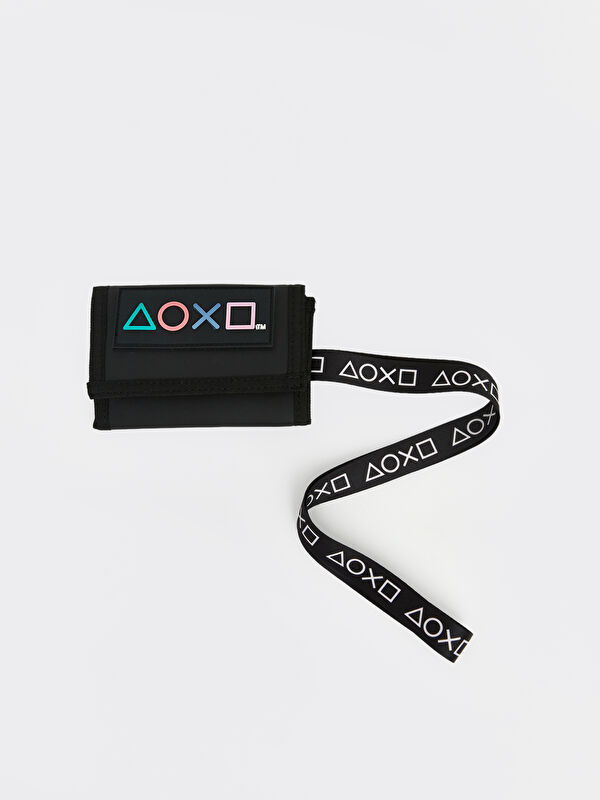 LCW ACCESSORIES Playstation Baskılı Erkek Çocuk Boyun Askılı Cüzdan