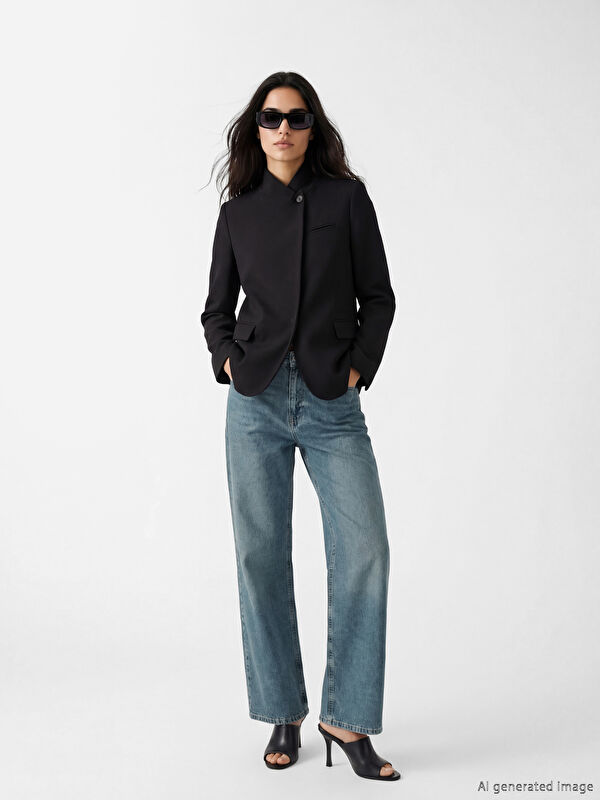LCW Jeans Wideleg Kadın Jean Pantolon