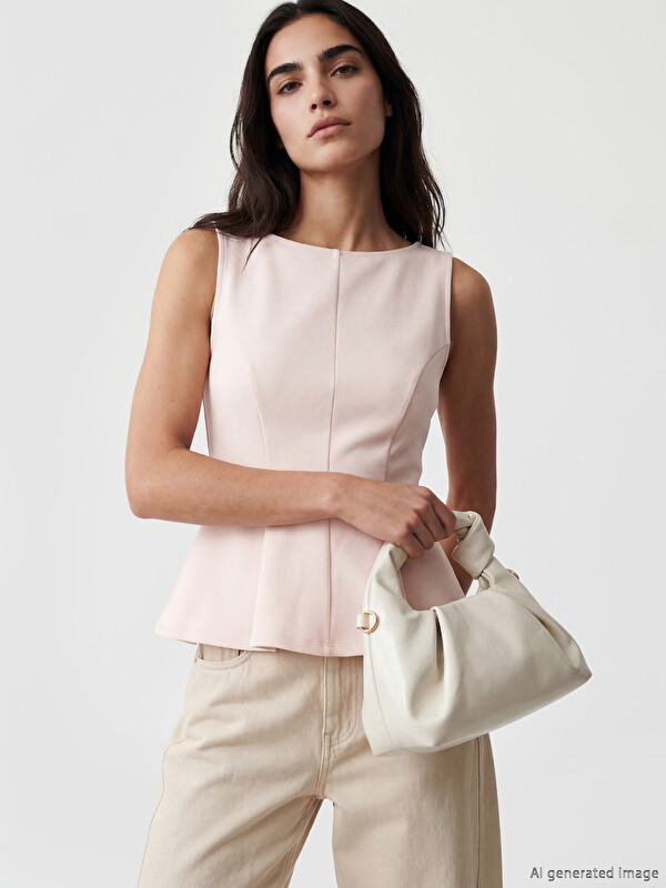LCW ACCESSORIES Femër Ngjyre Pana Çantë krahu