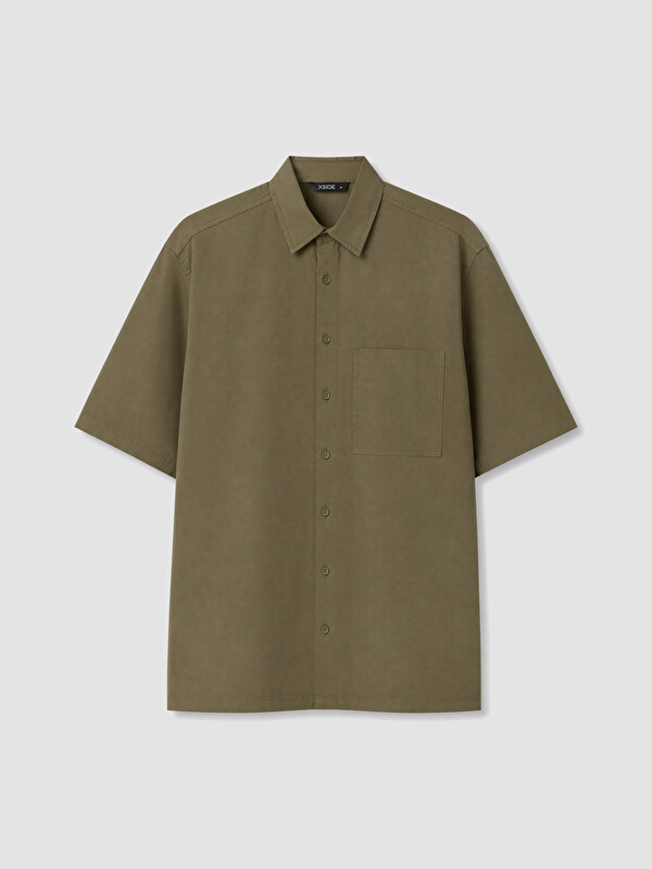 XSIDE Relax Fit Poplin Erkek Gömlek