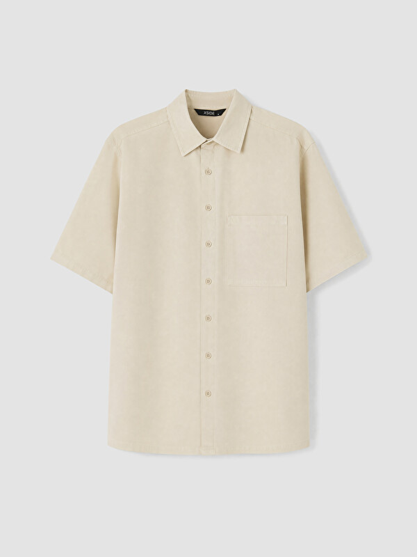 XSIDE Relax Fit Poplin Erkek Gömlek