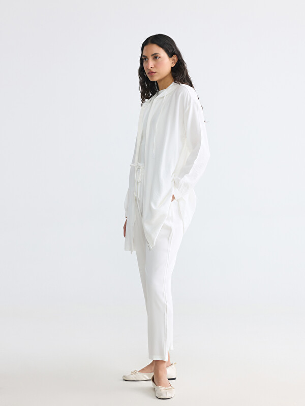 LCW Modest Žena Bijela Pantalone