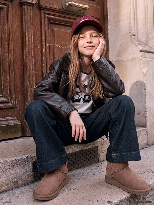 LCW Kids Xhinse të gjera për vajza me rrip