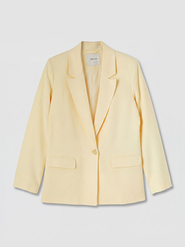LCW Vision Keten Karışımlı Kadın Blazer Ceket