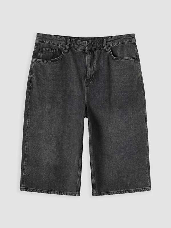 XSIDE Loose Fit Erkek Jean Şort