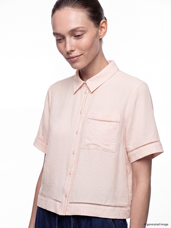 LCW Comfort Short Sleeved Women's Shirt