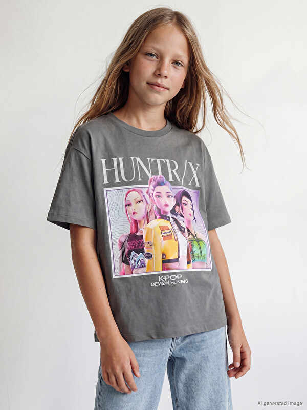 LCW Kids T-shirt fille imprimé K-Pop Demon Hunters