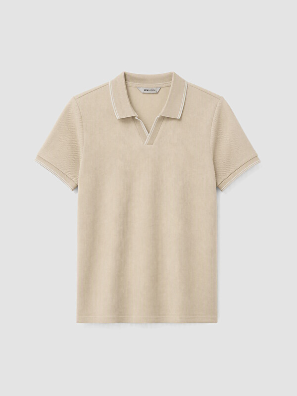 LCW Vision Man Beige T-Shirt