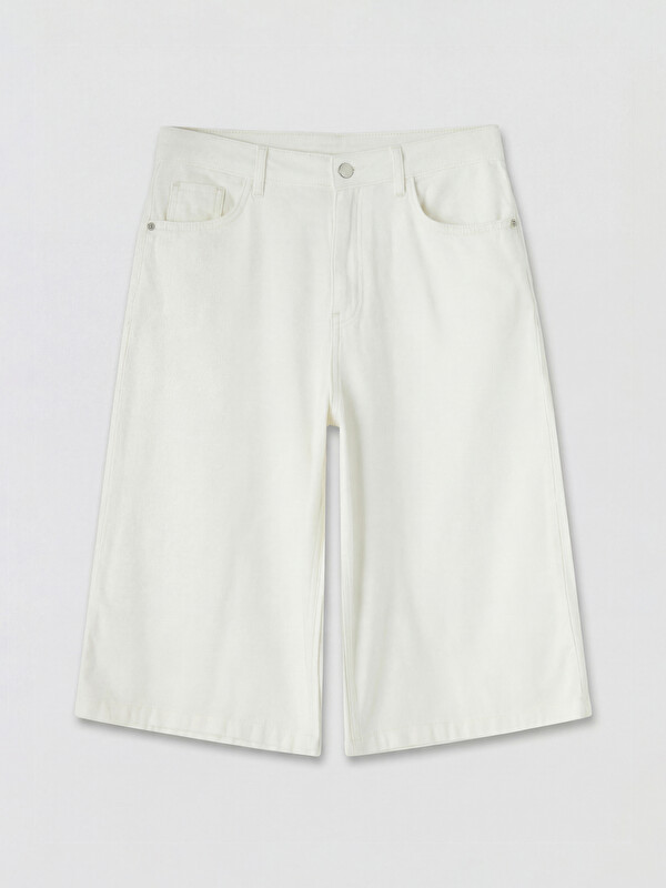 LCW Kids Wide Leg Girls' Denim Shorts