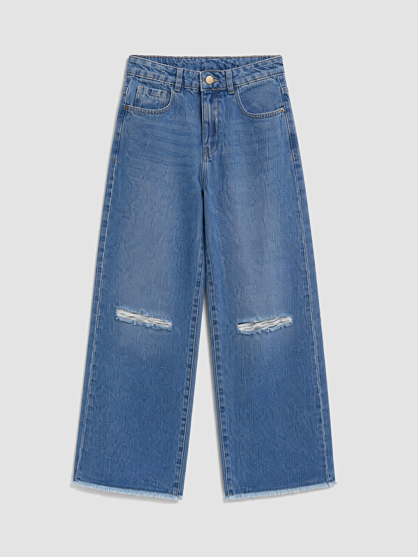 LCW Kids Jean fille coupe régulière à détails usés