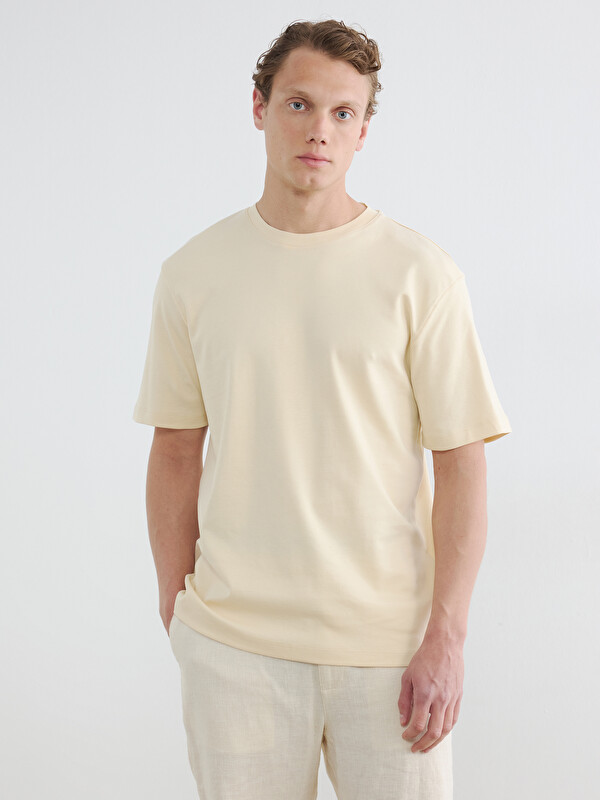 LCW Vision Relax Fit Crew Neck Men's T-Shirt