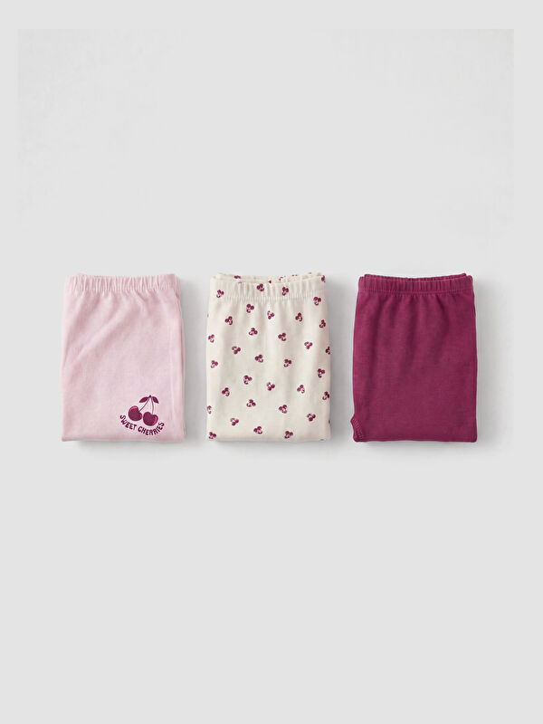 LCW Kids Baskılı Kız Çocuk Boxer 3'lü