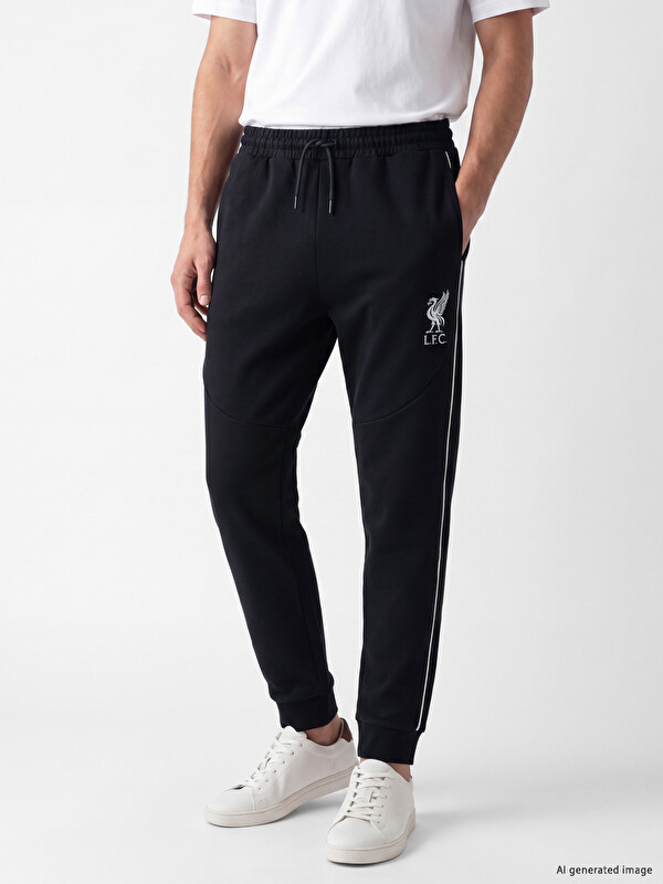 XSIDE ACTIVE Pantallona sportive jogger të ngushta Liverpool të stampuara për Burra