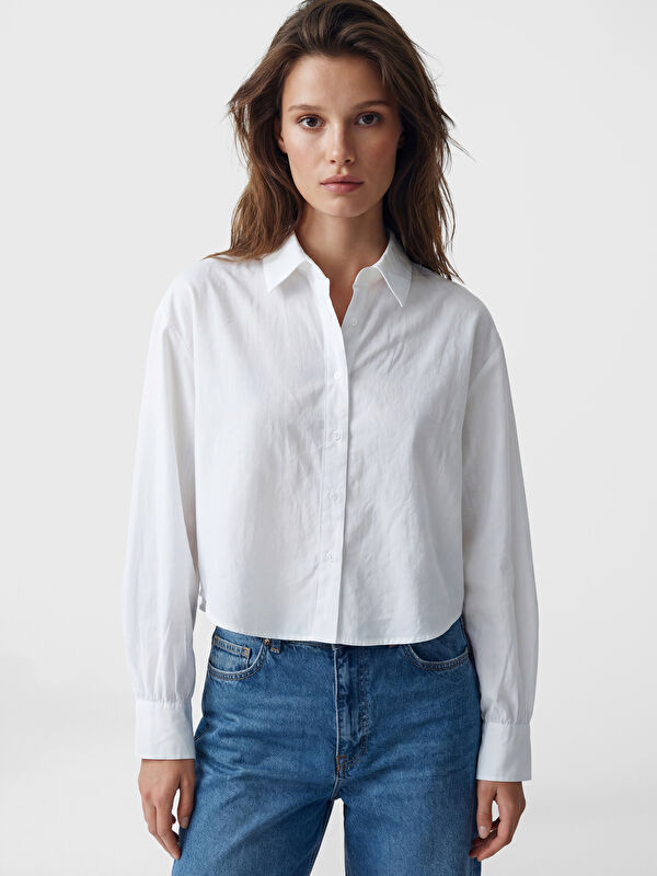 LCW Modest Poplin Kadın Gömlek