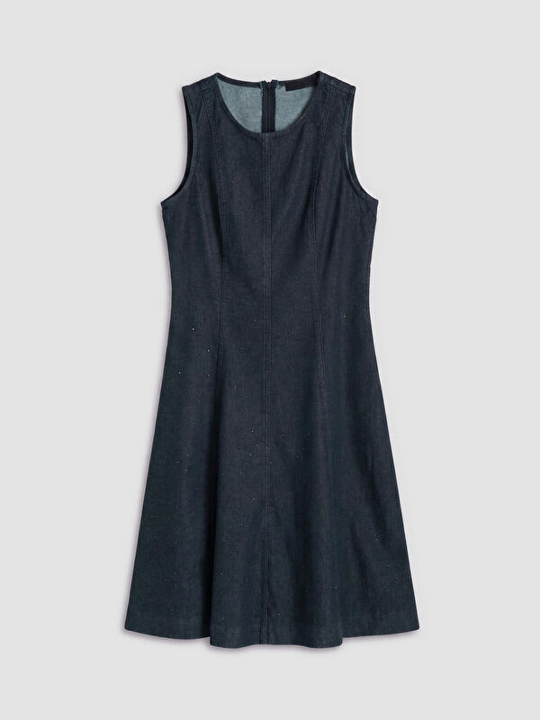 LCW Comfort Belden Oturtmalı Mini Jean Elbise
