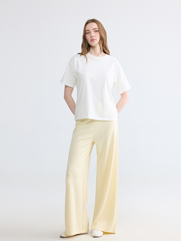 LCW Modest Soft Touch Taşlı Kadın Eşofman Altı