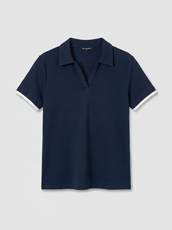 LCW Comfort Polo Yaka Kadın Tişört