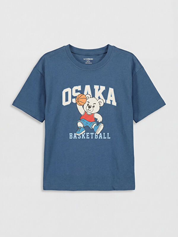 LCW Kids Osaka Baskılı Erkek Çocuk Tişört