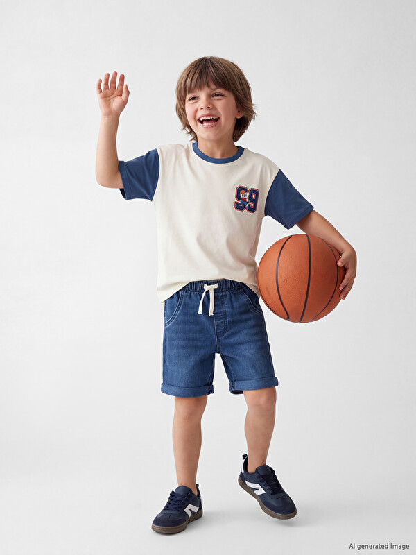 LCW Kids Crew Neck Boys' T-Shirt 2 Pack
