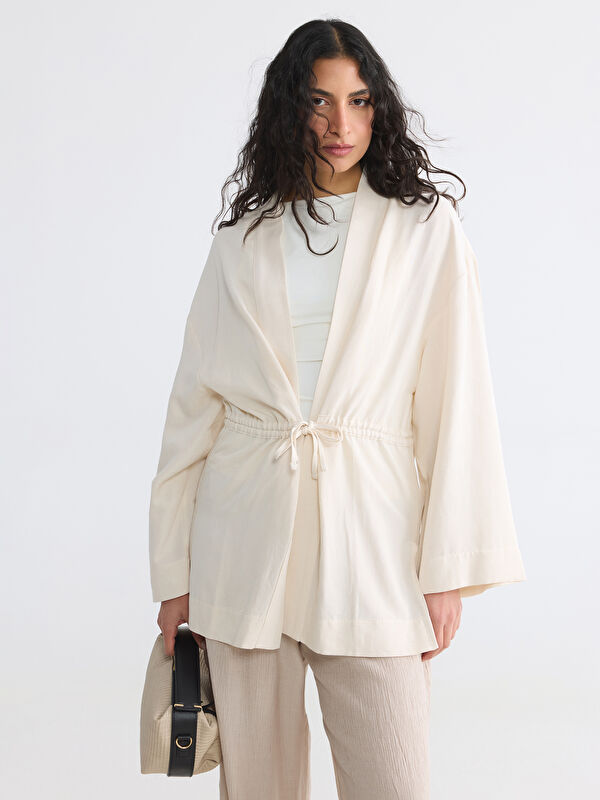 LCW Modest V Yaka Kadın Kimono
