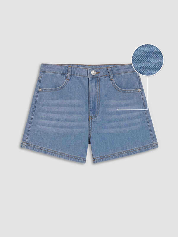 LCW Kids Kız Çocuk Jean Şort