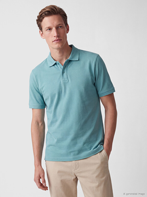 SOUTHBLUE Polo Yaka Pike Erkek Tişört