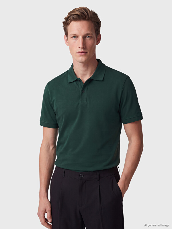 SOUTHBLUE Polo Yaka Pike Erkek Tişört