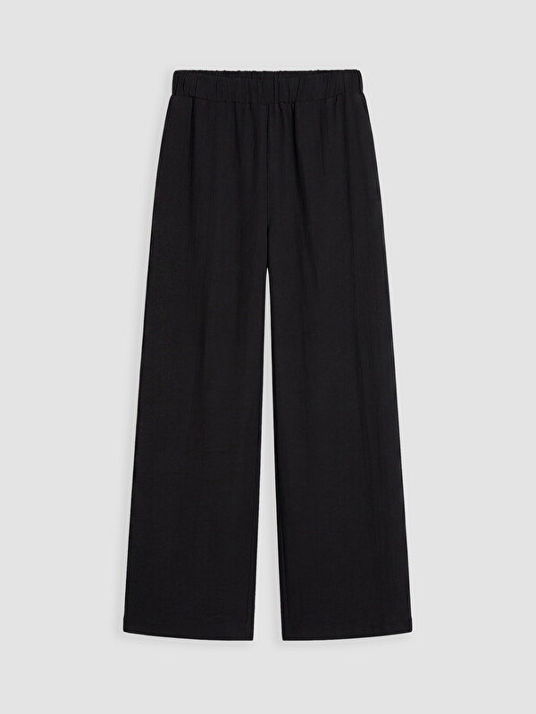 LCWAIKIKI Classic Beli Lastikli Geniş Paça Kadın Pantolon