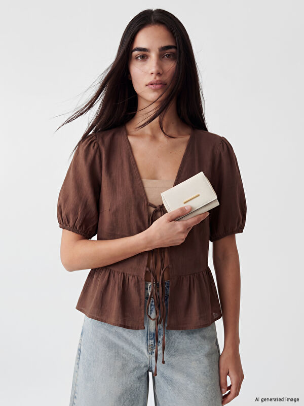 LCW ACCESSORIES Deri Görünümlü Kadın Cüzdan