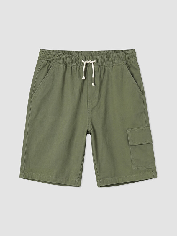 LCW Kids Pantaloni scurți cargo din gabardină pentru băieți