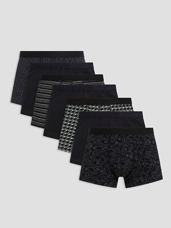 LC WAIKIKI Pamuklu Esnek Erkek Boxer 7'li