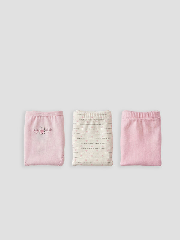 LCW Kids Printed Girls' Knickers 3-pack