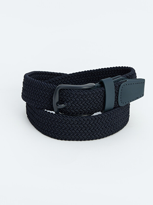 LCW ACCESSORIES Straw Braided Boys' Belt