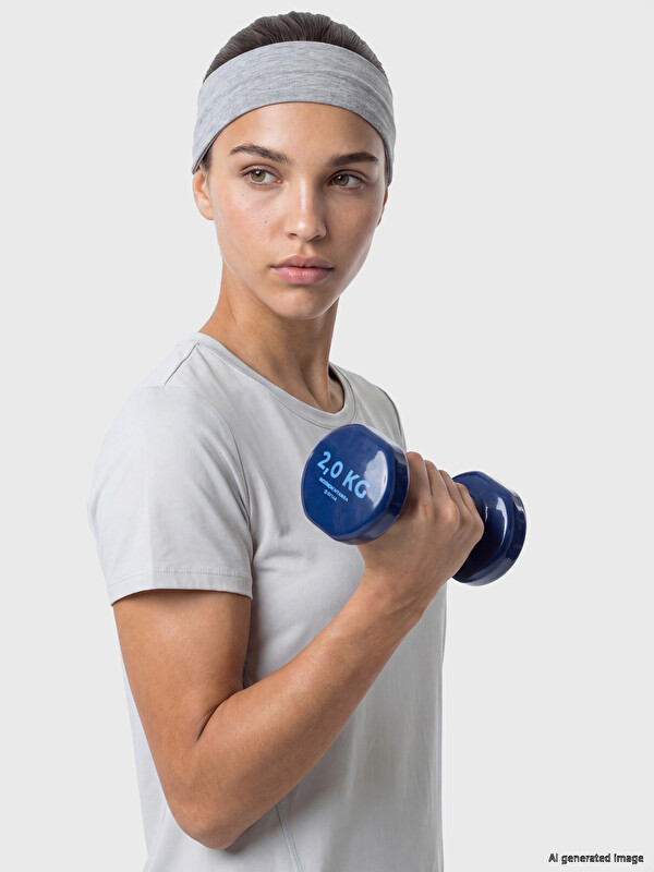 KOOR SPORT Bisiklet Yaka Kadın Spor Tişört