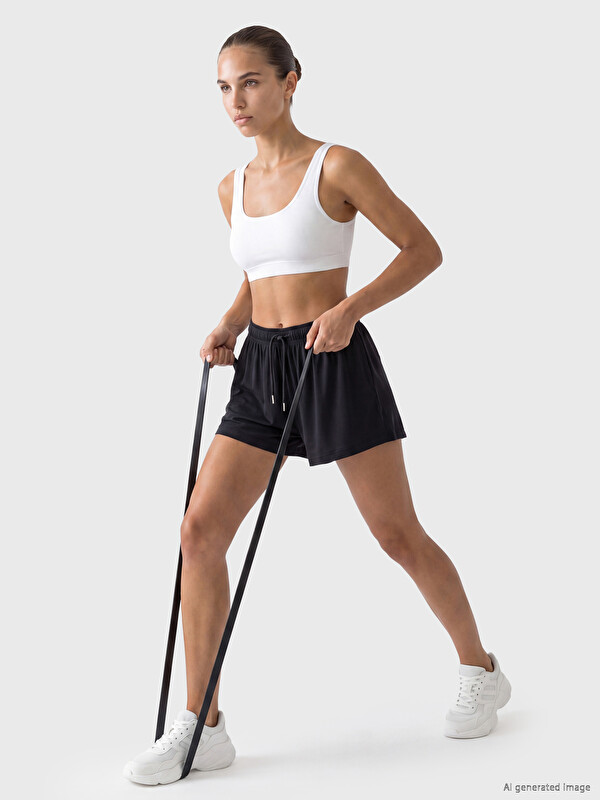 KOOR SPORT Modal Karışımlı Kadın Spor Şort