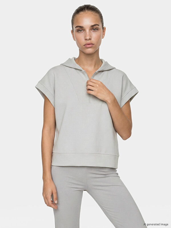 KOOR SPORT Soft Touch Oversize Kadın Hoodie