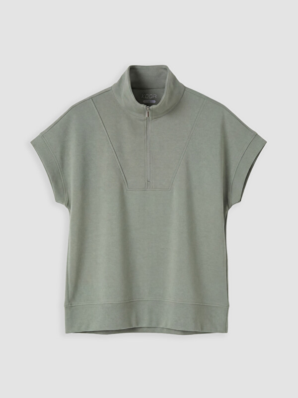KOOR SPORT Oversize Soft Touch Kadın Spor Tişört
