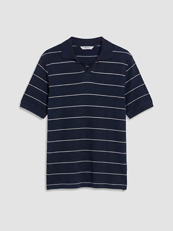 LCW Vision Polo Yaka Çizgili Erkek Tişört