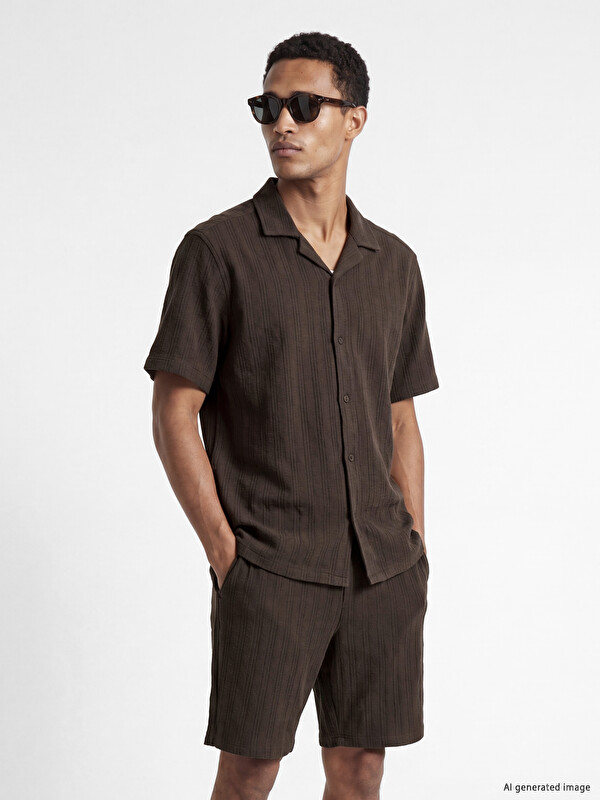 LCW Vision Regular Fit Armürlü Erkek Gömlek