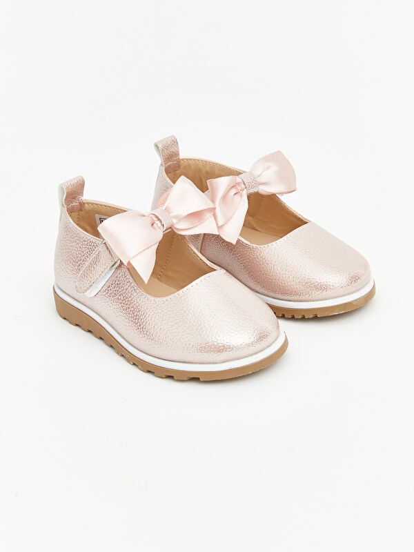 LCW STEPS Fiyonk Baskılı Kız Bebek Babet