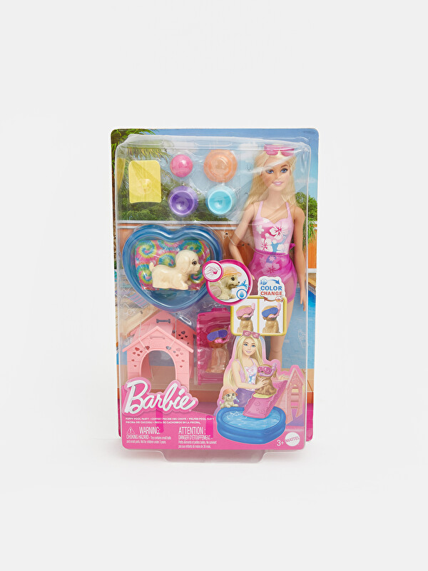 LCW JOY Barbie Köpekçikle Havuz Partisi Oyun Seti JBF35
