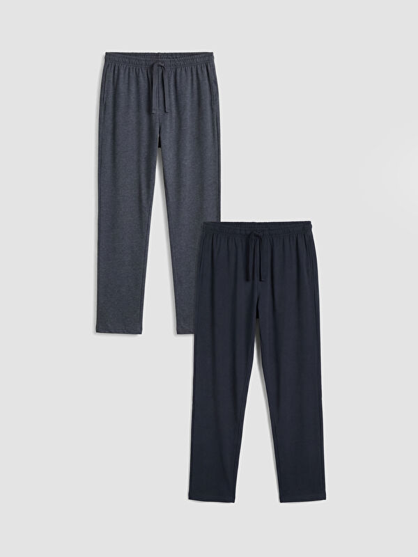 LC WAIKIKI Beli Lastikli Erkek Pijama Altı 2'li