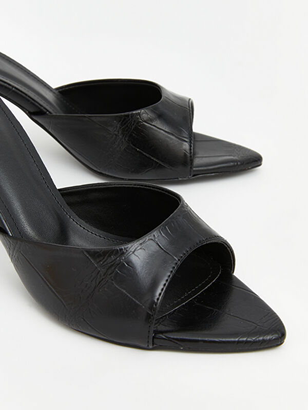 Lcw Steps Kahverengi Lcw Steps Sivri Burun Kadın Topuklu Ayakkabı