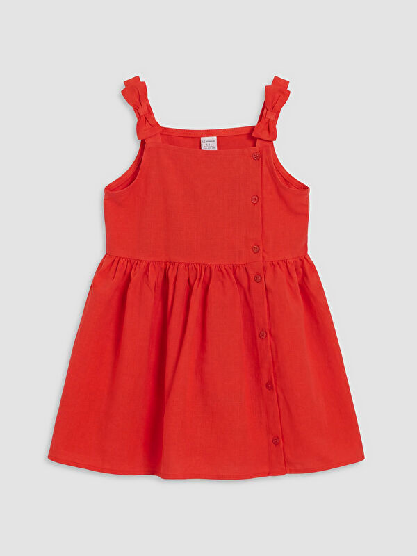 LCW Kids Kız Çocuk Fiyonklu Elbise