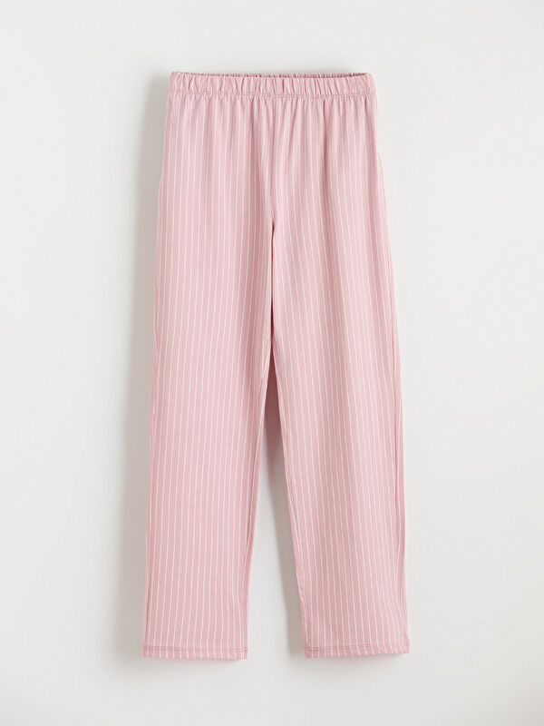 LCW Kids Çizgili Kız Çocuk Pijama Alt